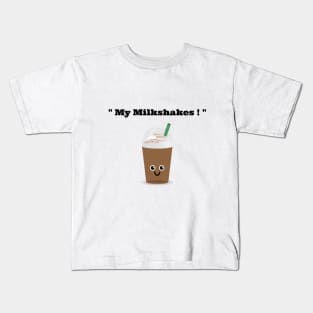 MY MILKSHAKES CUTE FUNNY GRAPHIC T SHIRT FOR WOMEN AND MEN Kids T-Shirt